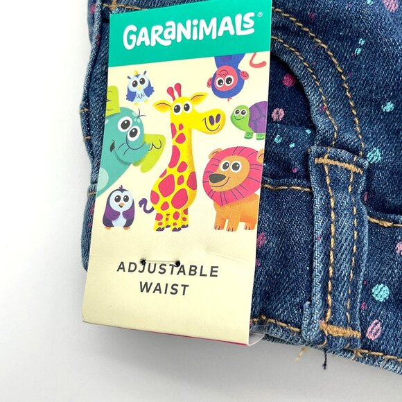 Garanimals Toddler Girls Printed Paint Splatter Denim 5-pkt Shorts 18M NWT - Picture 3 of 7